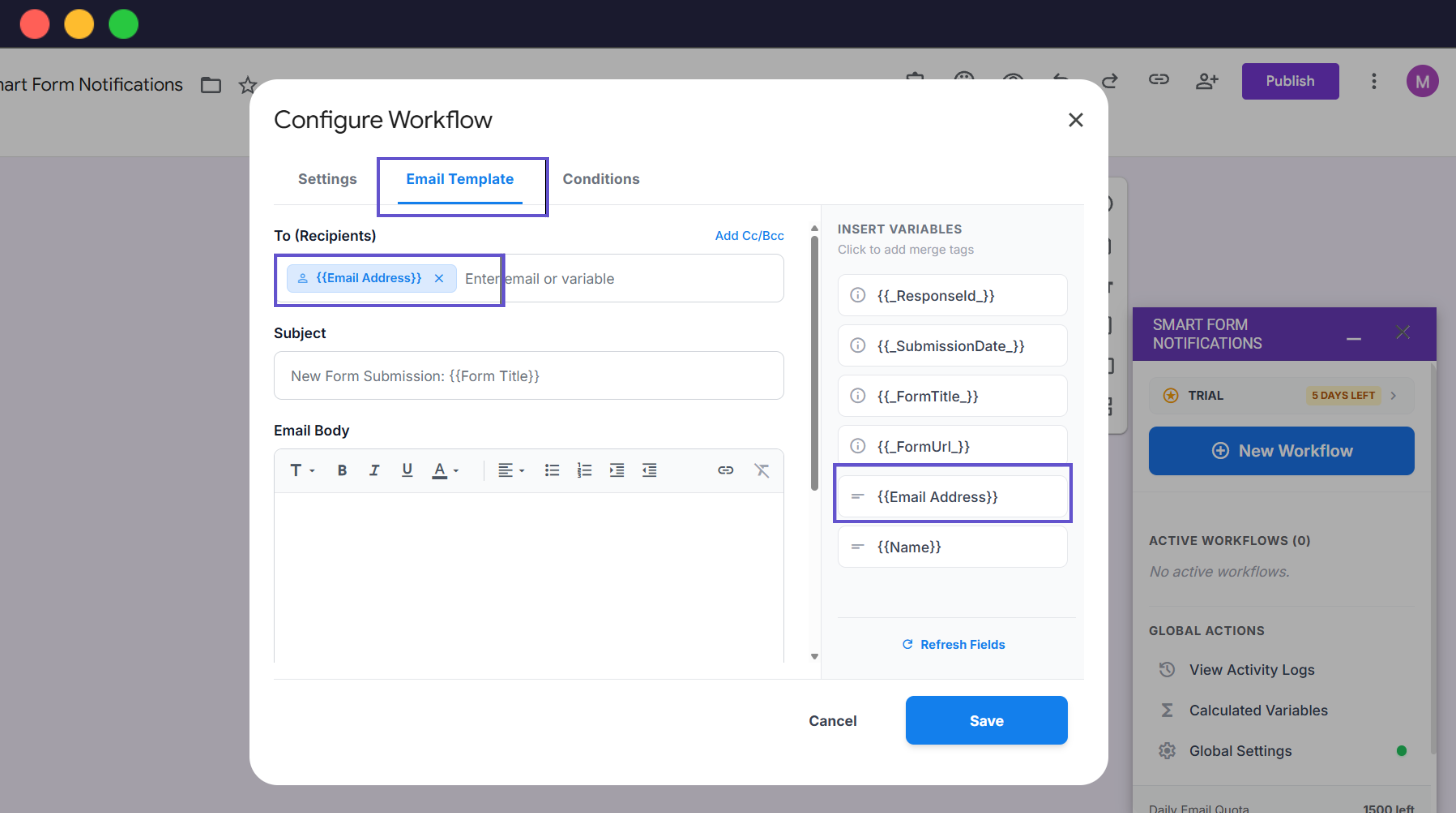 3. Design Your Email Template